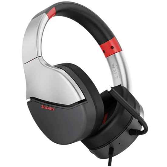 SADES SPOWER SILVER GAMING HEADSET SADES SPOWER SILVER GAMING HEADSET